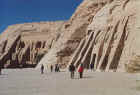 View of both temples of Abu Simbel