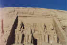 Great temple of Ramses II carved out of the mountain on the west bank of the Nile between 1274 and 1244 BCE.