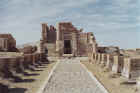 A sandstone temple dedicated to the Theban triad of Amun, Mut and Khons, as well as to Seth, the brother of Osiris and god of the oasis. Built in the first century CE. 