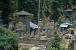 A forest of deodar pines envelops the temple complex