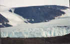 Glacier slipping off of Novaya Zemlya