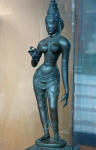 "Amman" refers to Parvati as mother. Her other sculpted forms in this museum include a virgin and an old woman.