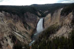 Waterfall in the Grand Canyon of the Yellowstone