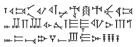 The first alphabet in human history